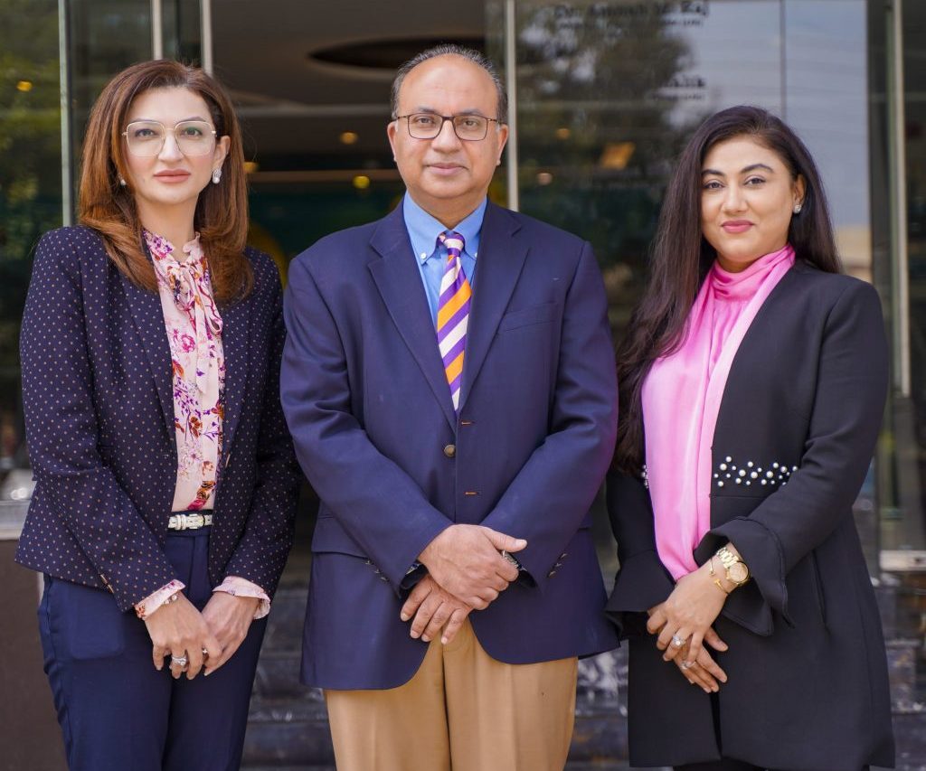 Prof. Dr. Azim Jahangir Khan, Dr. Amina Raj , Dr. Saima Malik, best dermatologist in lahore